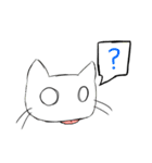 一発書き猫（個別スタンプ：1）