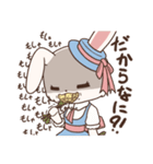 迷える子うさぎ アイオリー（個別スタンプ：16）