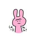 まゆげあにまる うさぎ（個別スタンプ：11）