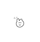 雑なうさぎスタンプ（個別スタンプ：3）