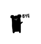 ブラックベア（個別スタンプ：7）