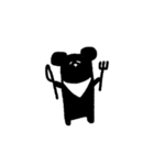 ブラックベア（個別スタンプ：9）