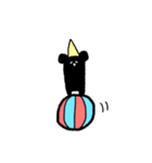 ブラックベア（個別スタンプ：34）