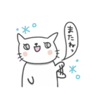 しろねこたそ。（個別スタンプ：21）