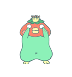太った皇帝かっぱ（個別スタンプ：36）