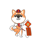 ケルマス＆柴犬ママ＆ラッキー（個別スタンプ：12）