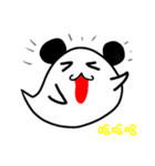 中国語 おばけパンダ（個別スタンプ：7）