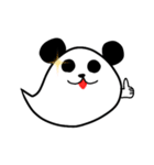 中国語 おばけパンダ（個別スタンプ：17）