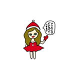 クリスマス女のサリー（個別スタンプ：2）