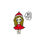 クリスマス女のサリー（個別スタンプ：5）