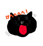 お金が好きな黒猫さん（個別スタンプ：2）
