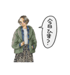 FASHION SNAP STICKER（個別スタンプ：15）