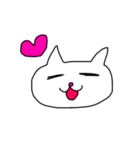 ゆるゆる手書きネコ（個別スタンプ：2）
