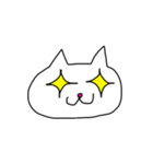 ゆるゆる手書きネコ（個別スタンプ：3）