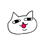 ゆるゆる手書きネコ（個別スタンプ：6）