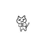 ゆるゆる手書きネコ（個別スタンプ：7）