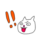 ゆるゆる手書きネコ（個別スタンプ：12）