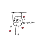 もじゃもじゃ→（個別スタンプ：1）