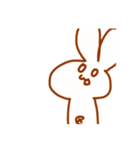 うさぴょんは目で語る（個別スタンプ：3）