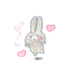 うさぎのまるちゃんスタンプ（個別スタンプ：5）