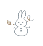 うさぎのまるちゃんスタンプ（個別スタンプ：37）