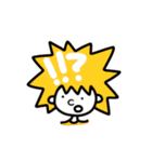 ハッピーでカラフルなアフロくん（個別スタンプ：3）