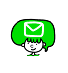 ハッピーでカラフルなアフロくん（個別スタンプ：4）