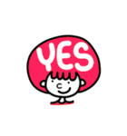 ハッピーでカラフルなアフロくん（個別スタンプ：11）
