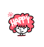 ハッピーでカラフルなアフロくん（個別スタンプ：16）