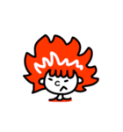 ハッピーでカラフルなアフロくん（個別スタンプ：18）