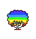 ハッピーでカラフルなアフロくん（個別スタンプ：24）