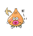かわいい野菜と果物たちの日常（個別スタンプ：35）