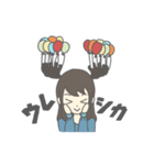 ツノガールのゆるーいスタンプ（個別スタンプ：25）