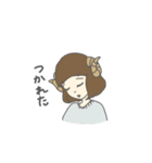 ツノガールのゆるーいスタンプ（個別スタンプ：30）