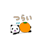 パンダのパン粉。（個別スタンプ：5）