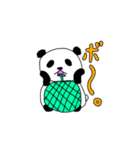 パンダのパン粉。（個別スタンプ：17）