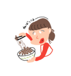 ゆかいな仲良友達（個別スタンプ：1）