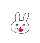 ゆるゆる手書きうさぎ（個別スタンプ：4）