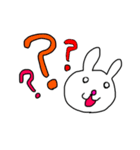 ゆるゆる手書きうさぎ（個別スタンプ：5）