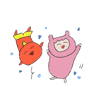 ぽむちゃんとお友だち（個別スタンプ：40）