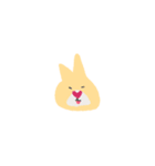 ハート鼻を持った動物友達（個別スタンプ：11）