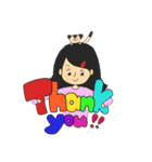 わたしとフクロモモンガ（個別スタンプ：1）
