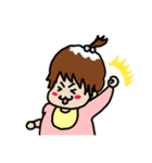 ぷにふわちゃんの日常（個別スタンプ：4）