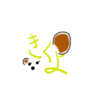 もじのくまさん（個別スタンプ：36）