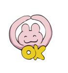 ハムうさぎちゃんズ（個別スタンプ：1）