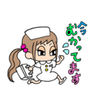 はたらくハニ子 ナースVer.（個別スタンプ：9）