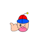 ヒーローたら口くん（個別スタンプ：1）