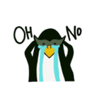 シャイペンギンの日常（個別スタンプ：3）