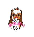 たれみみうさぎのもも パート2（個別スタンプ：13）