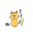 お魚大好きな猫（個別スタンプ：15）